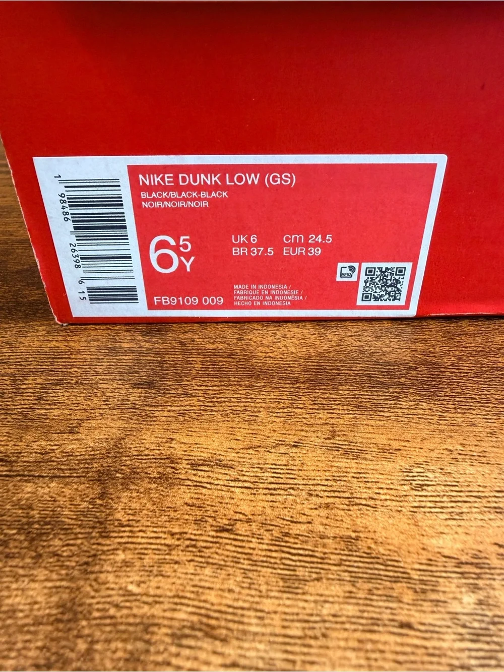 Men’s Nike Dunk Low Low-Top Sneakers 6.5Y/8W